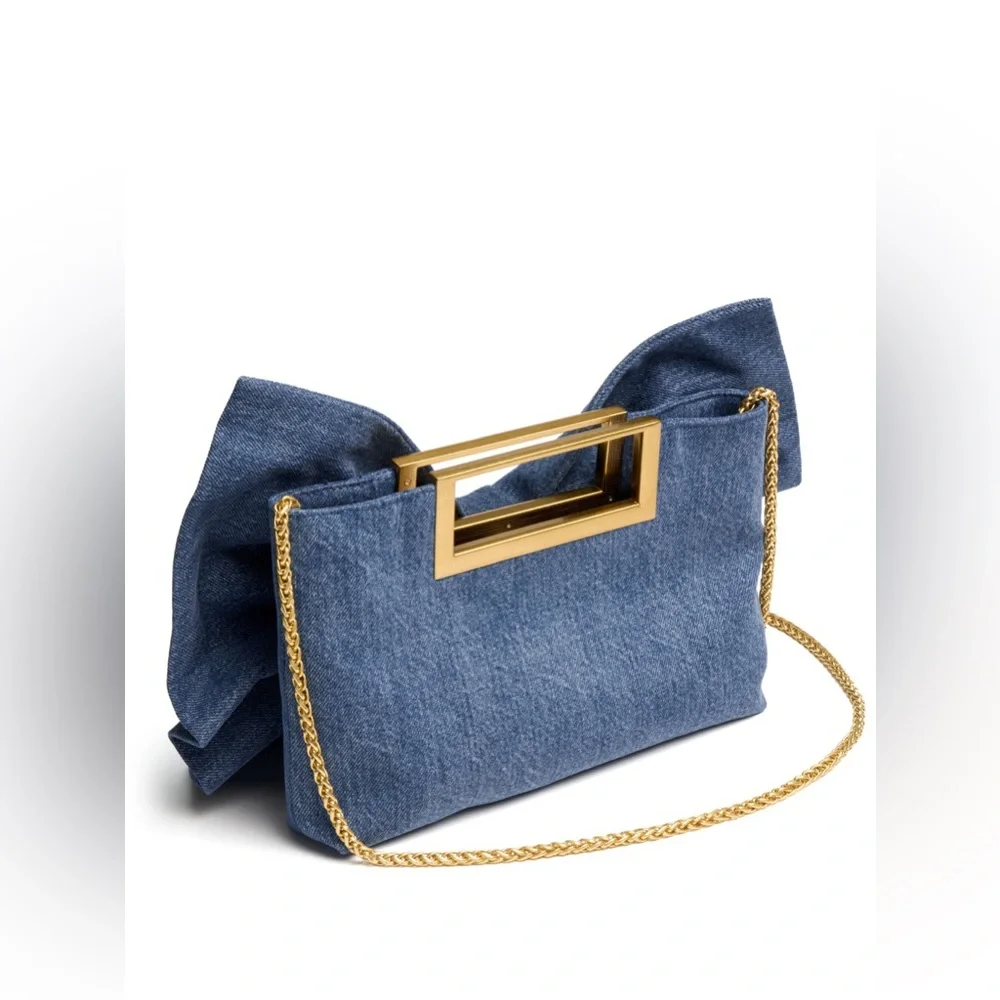 Alice Olivia RAVEN BOW BAG Sold Out - Picture 4 of 12